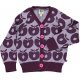 Smfolk Baby Cardigan med bler, Lilla