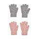 CeLaVi Uld Handsker (2-pak), Misty Rose
