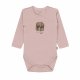 Hust and Claire Bebe Bodystocking L/SL m. Elefant - Rosa