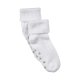 Minymo Baby Rib Sokker m. Dupper (2-pak), White
