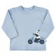 Minymo Lang�rmet T-shirt, Blue Fog