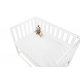 Pinolino Strklagen til Vugge, Bedside Crib og Barnevogn 2 stk., Jersey/Gr Stjerner