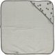 Smfolk Baby Hndklde med Htte 70x70cm, Lt. Grey Mix