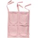 Småfolk Vægophæng med Lommer, Micro Æbler/Silver Pink