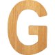 small foot ABC Bogstav G, Bambus
