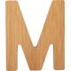 small foot ABC Bogstav M, Bambus